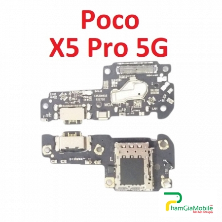 Cụm Chân Sạc Xiaomi Poco X5 Pro 5G Charger Port USBBo Main Sạc
